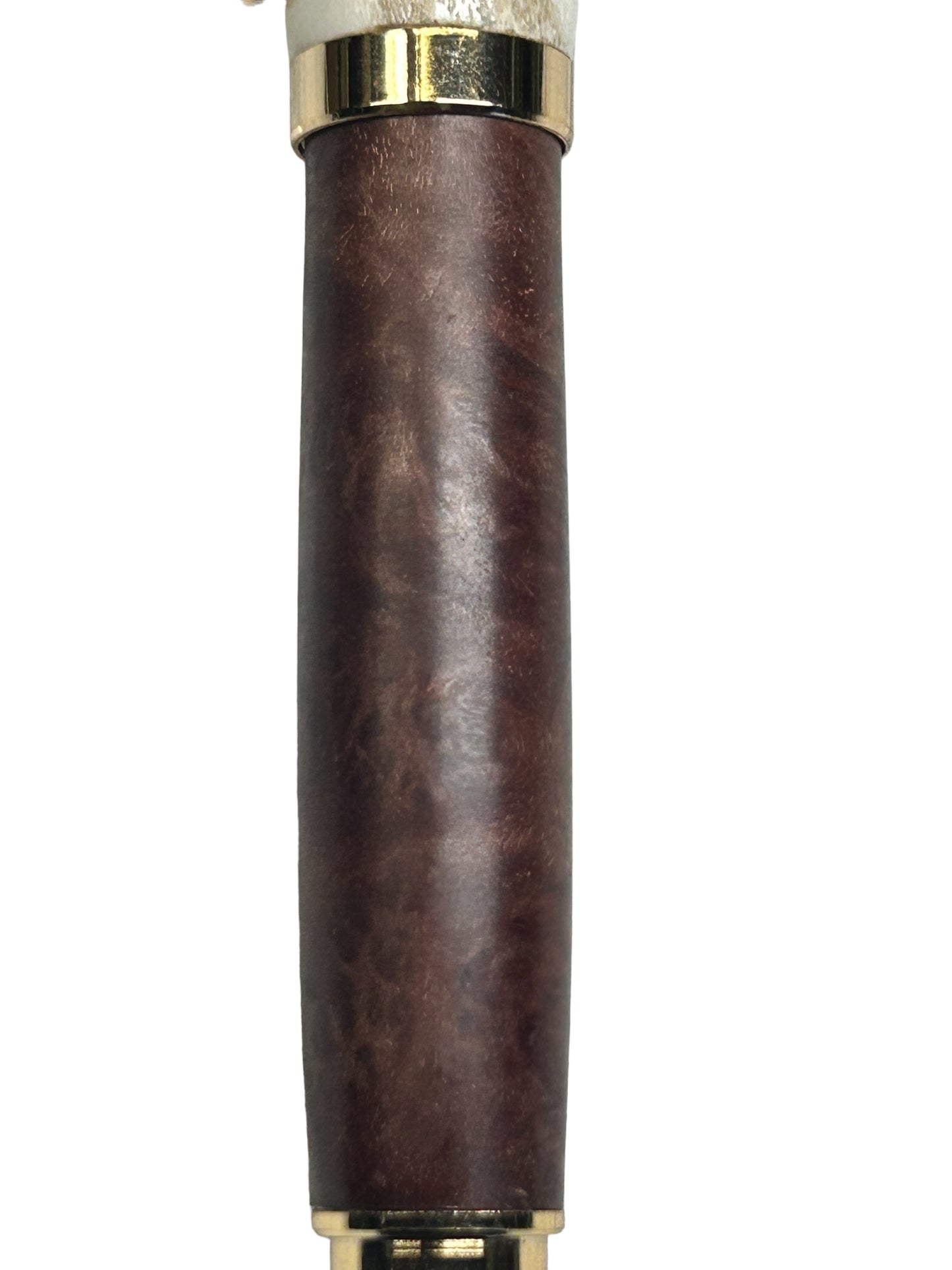 Bayur Burl/Deer Antler Rollerball